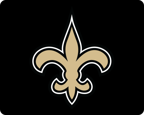 Classic gold fleur-de-lis outlined in black, on a white background.