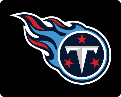 White circle with three red stars and a navy “T” inside a flaming blue comet, on a navy background.
